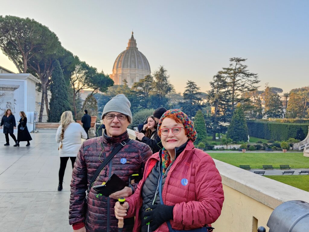 Early start of of the Vatican and Sistine Chapel Tour in Rome. 