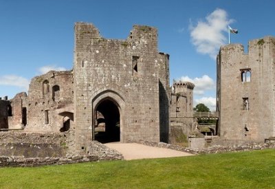 Raglan Castle is one of England's haunted castles.